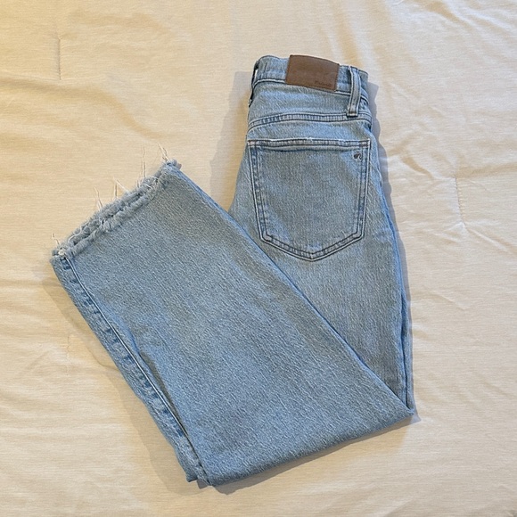 Madewell The Perfect Vintage Wide Leg Crop Jeans – Size 23 - Picture 2 of 10